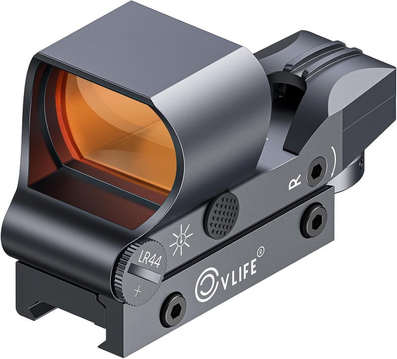 CVLIFE Reflex Sight, 1x28x40mm Red Dot Sight, 4 Adjustable Reticles Sight for 20mm Picatinny Rail, Red Dot Optics, Absolute Co-Witness - Image 1